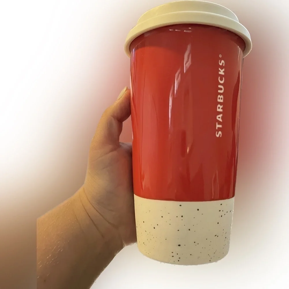 Starbucks‎ Rare Peace Sign Joyful Tumbler